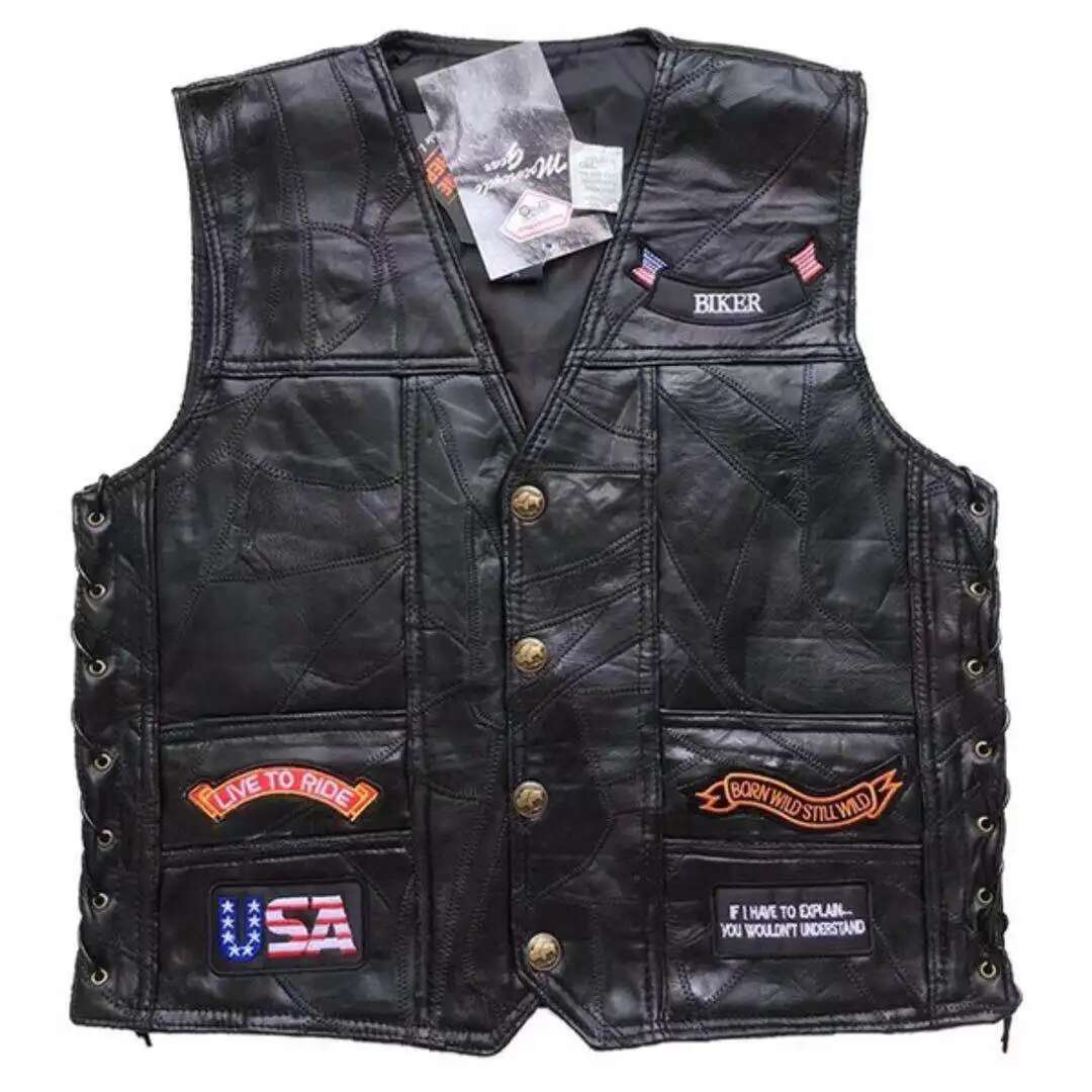 Motorfiets Stijl American Clas - Leather Work Vest recensie en prijs