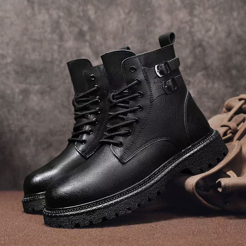 Mannen Herfst Winter Big Size  - Leather Work Boots recensie en prijs