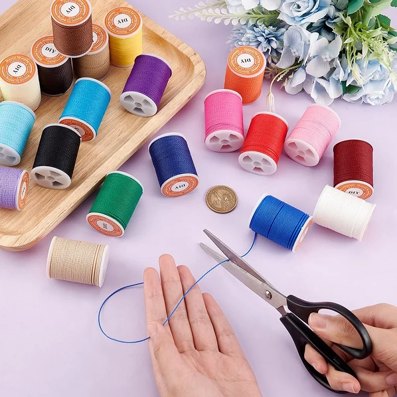 40 m 0,65 mm gewaxt koord voor - Leatherwork Thread recensie en prijs