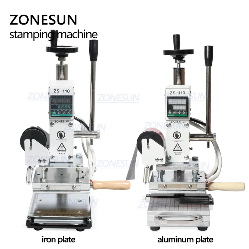 ZONESUN ZS110 Foliedruk Bronzi - Leatherwork Hand Press recensie en prijs