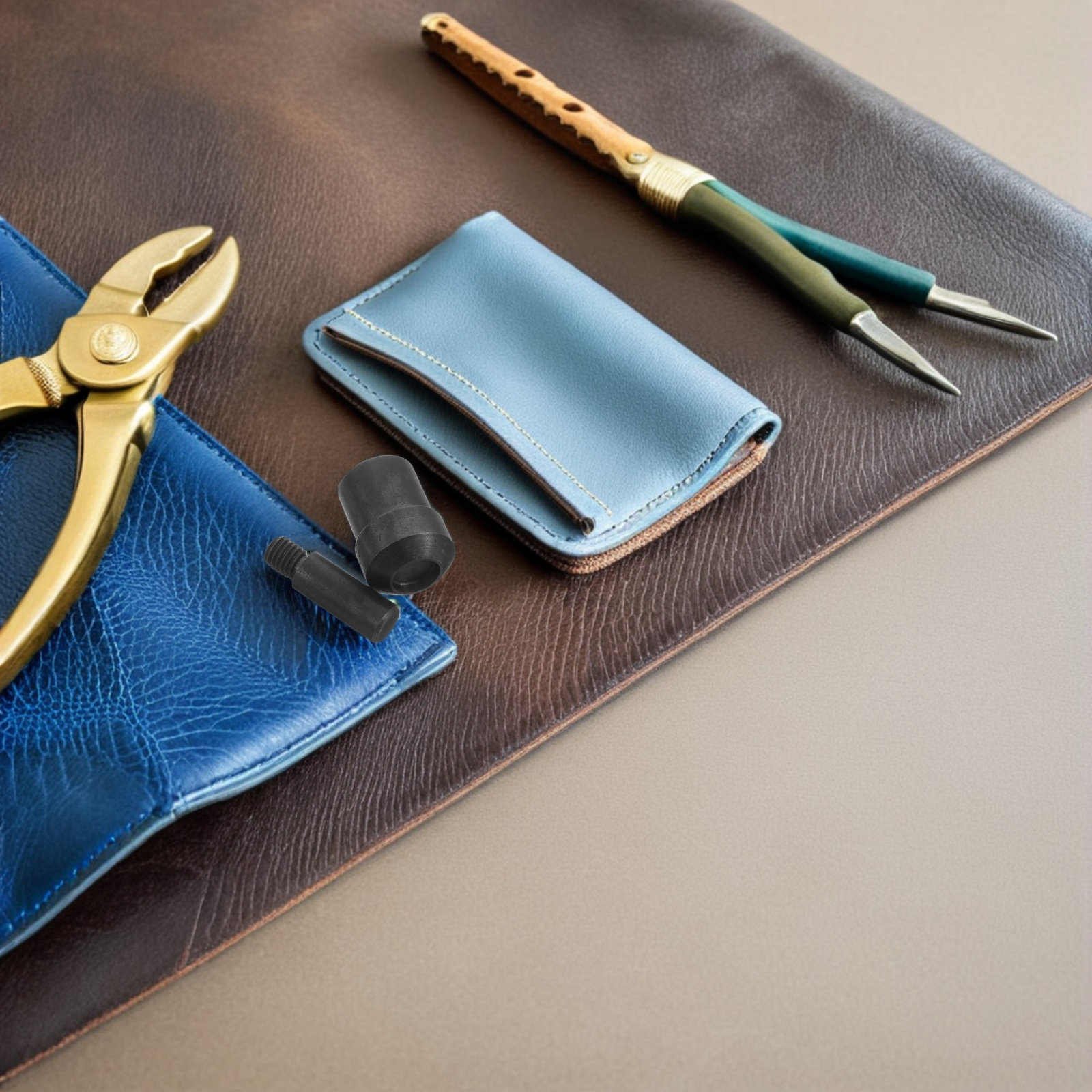 2 stuks klinknagelzetters, sta - Leatherwork Hand Press recensie en prijs