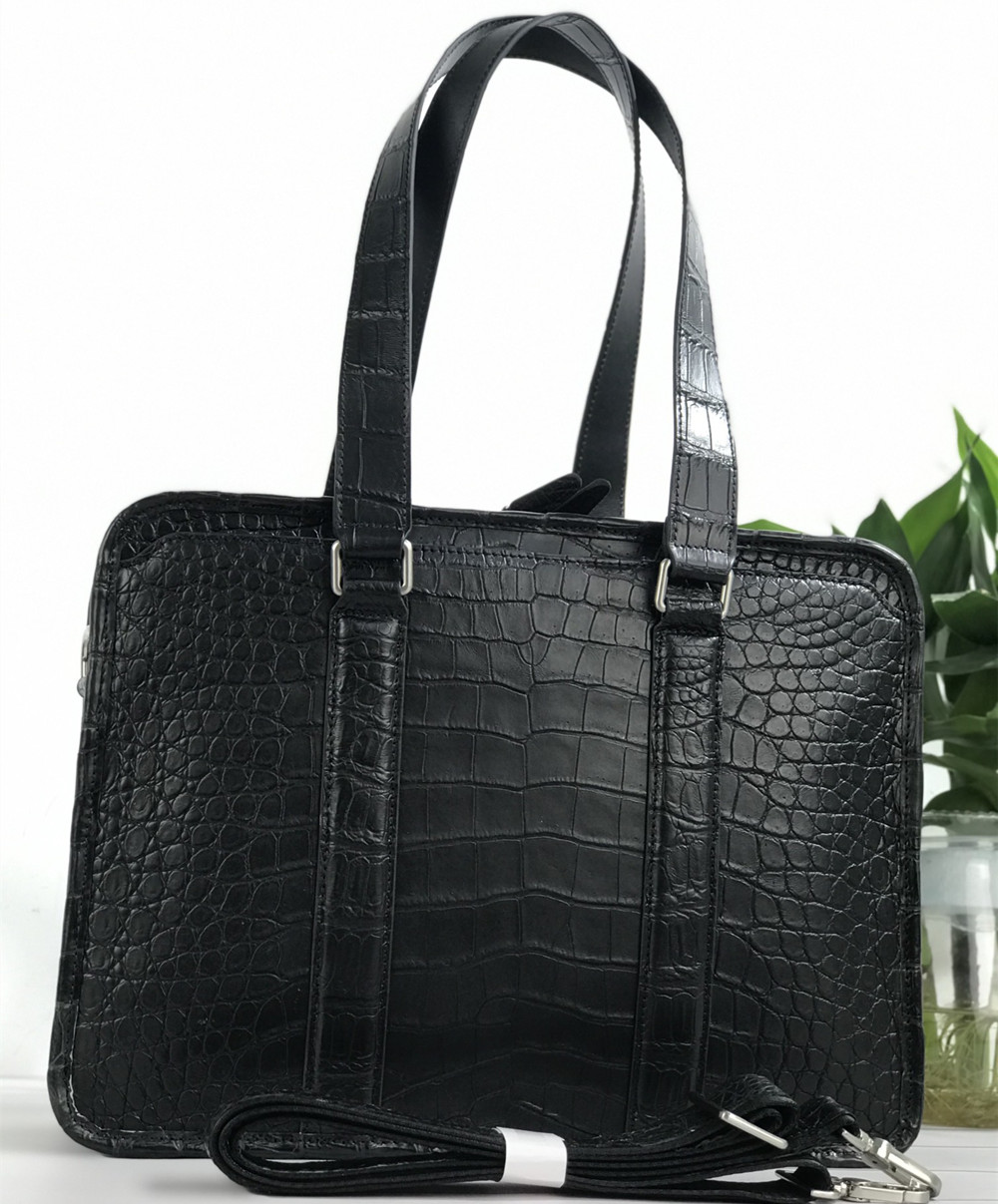 Nieuwe laptoptas van krokodill - Leather Work Handbags recensie en prijs