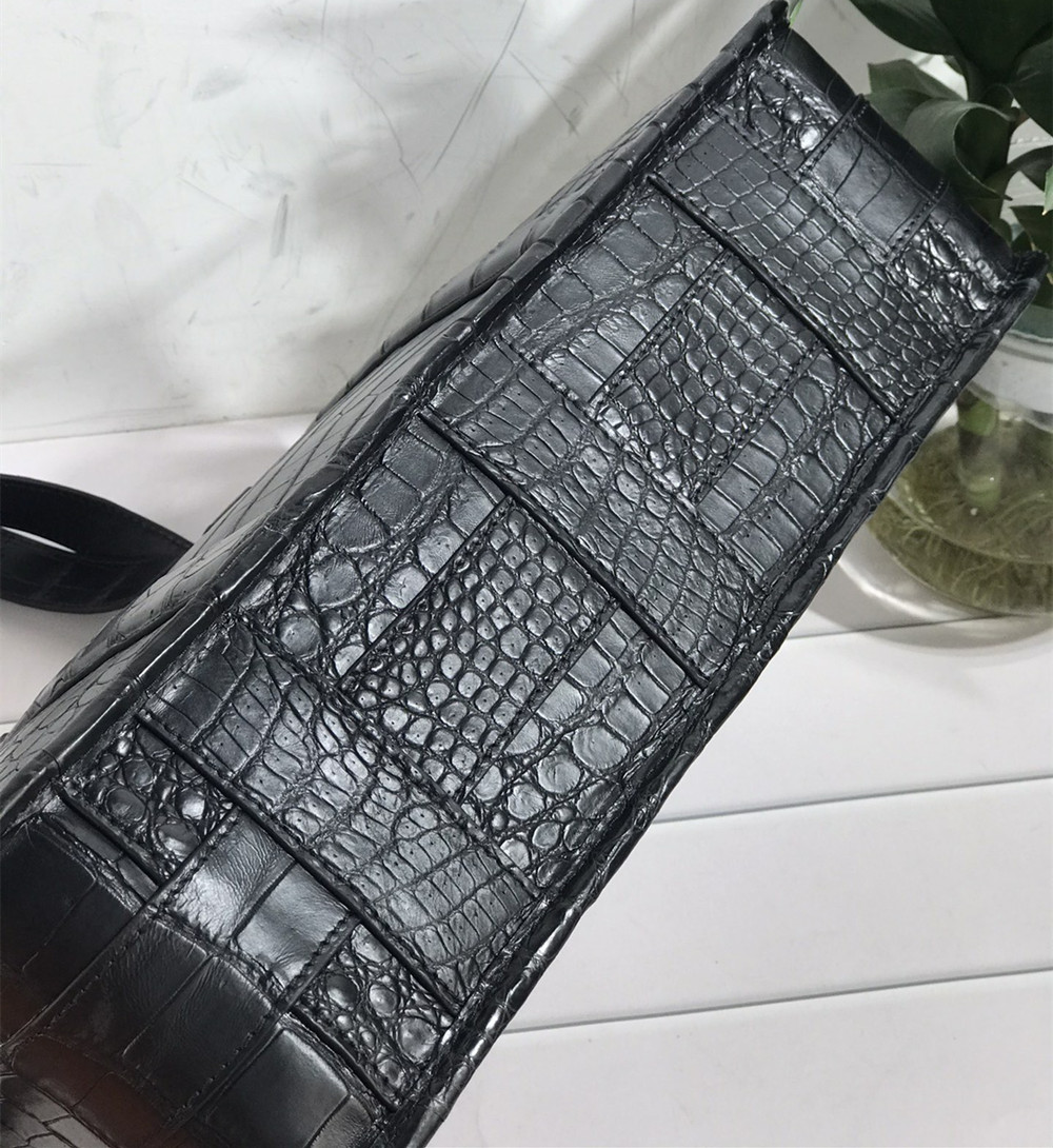 Nieuwe laptoptas van krokodill - Leather Work Handbags recensie en prijs