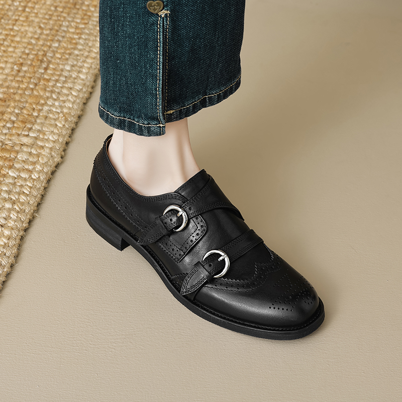 EAGSITY Koe Lederen Britse sti - Leather Work Flats Women recensie en prijs