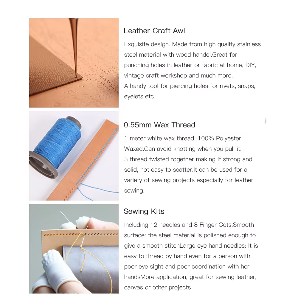 Wuta Professionele Leer Hobbyg - Leatherwork Thread recensie en prijs