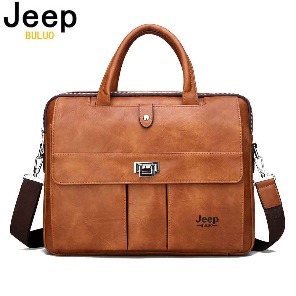 Jeep Buluo leren aktetas voor  - Leatherwork Letters recensie en prijs