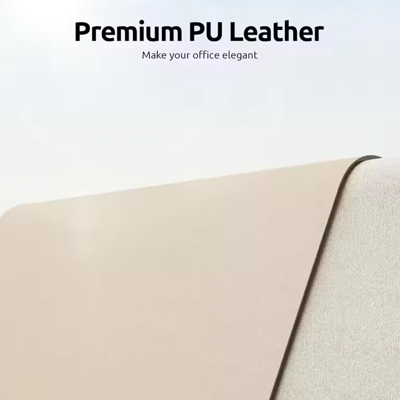 Muismat van PU leer, zoete roz - Leatherwork Table recensie en prijs