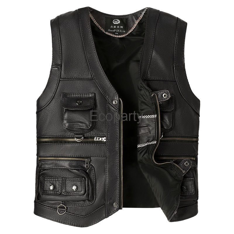 2024 Herfst Winter Leren Vest  - Leather Work Vest recensie en prijs