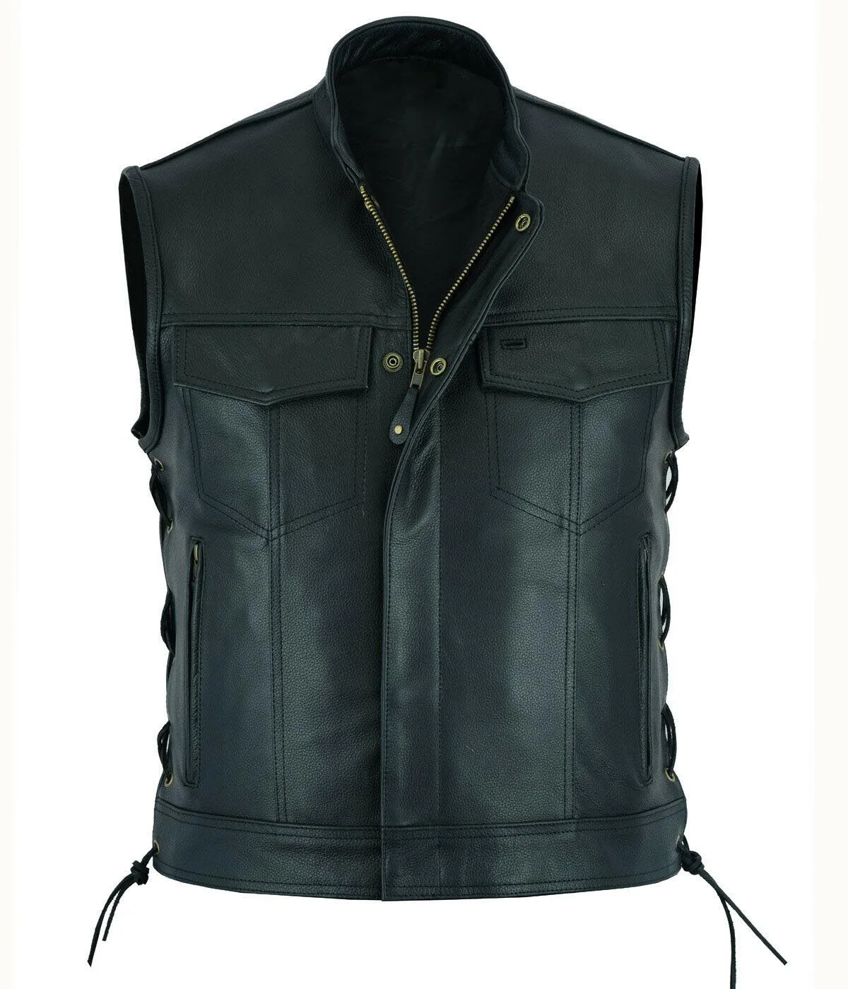 Vest Leer Punk Mode Casual Jas - Leather Work Vest recensie en prijs