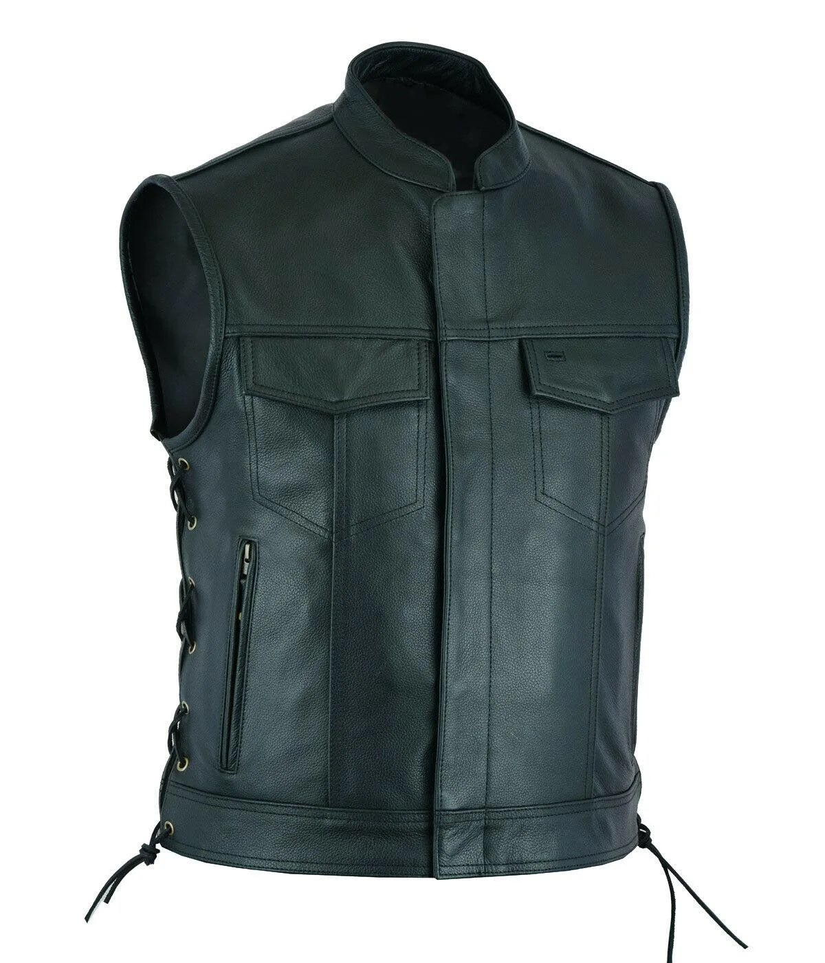 Vest Leer Punk Mode Casual Jas - Leather Work Vest recensie en prijs