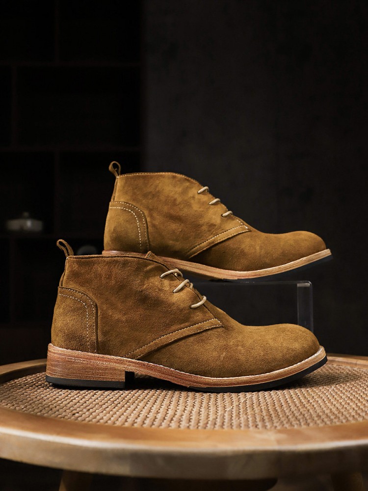 Mode Veelzijdige Mannelijke Ve - Leather Work Boots recensie en prijs