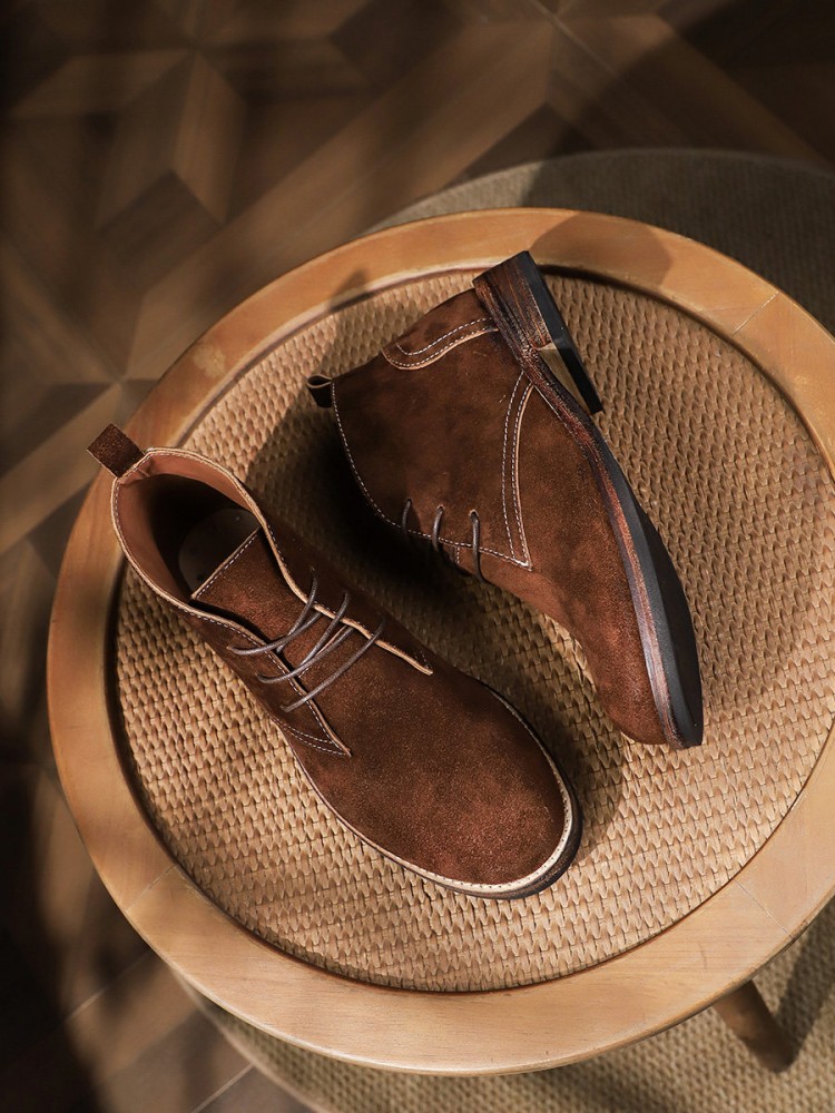 Mode Veelzijdige Mannelijke Ve - Leather Work Boots recensie en prijs